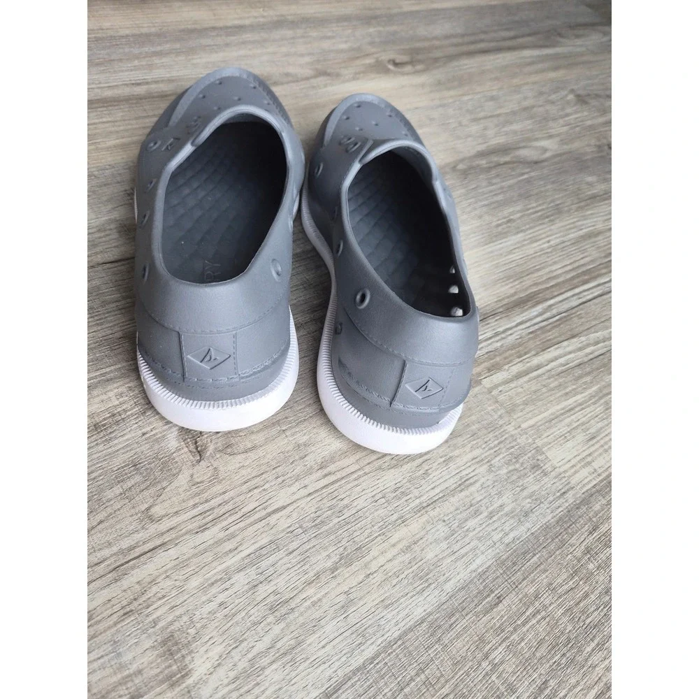 Sperry Top-Sider Authentic Original Float Boat Shoes Grey Mens 9 Womens 11